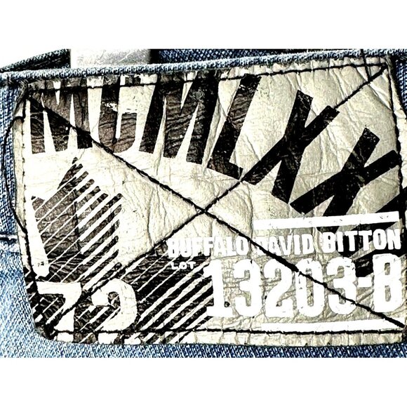 Buffalo David Bitton Mens Jeans 13203-B Felix-X Easy Fit Denim Blue 36X30 - Picture 11 of 16